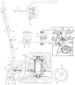 Page A Diagram and Parts List for 8000 Type 3 Black and Decker Lawn Mower